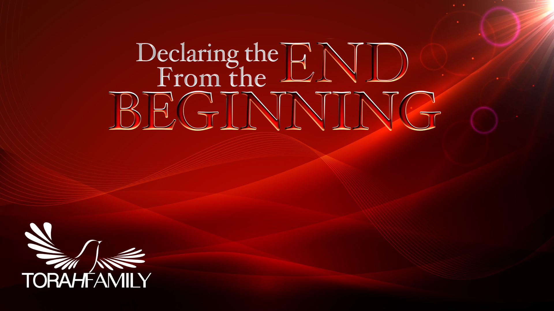 Declaring the End from the Beginning
