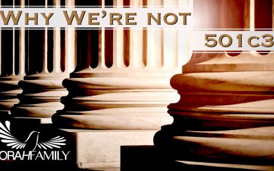 Why We’re Not 501c3