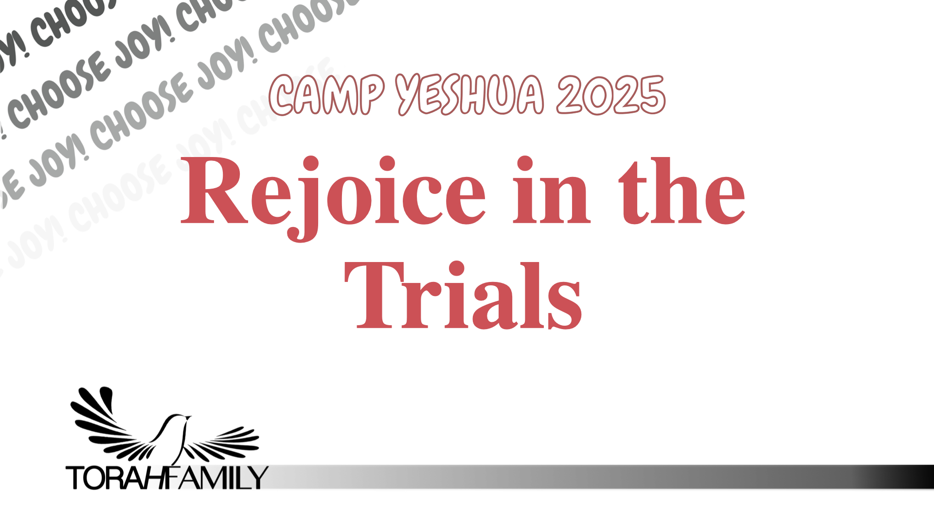 Rejoice in the Trials